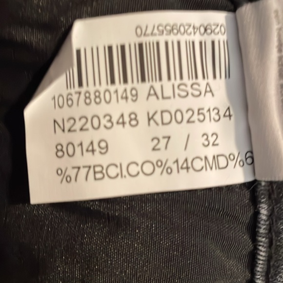 NEW Mavi Alissa High Rise Super Skinny Washed Black Denim Jeans Size 27 - Picture 6 of 11